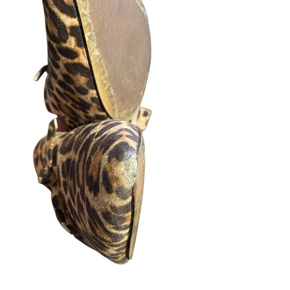 Cole Haan Calf Hair Pointed Toe Leopard Print Flats Size 9.5 - Picture 8 of 8